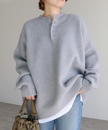 reca（レカ）の「ヘンリーネックニットプルオーバー（ニット/セーター・レディース）」