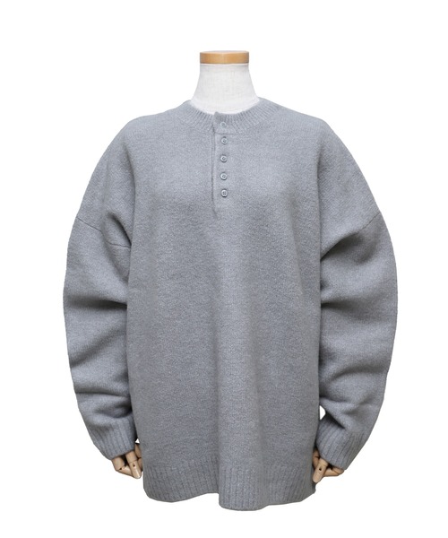 reca（レカ）の「ヘンリーネックニットプルオーバー（ニット/セーター・レディース・グレー系/ミント/アイボリー/ブルー系・FREE）」の13枚目の写真