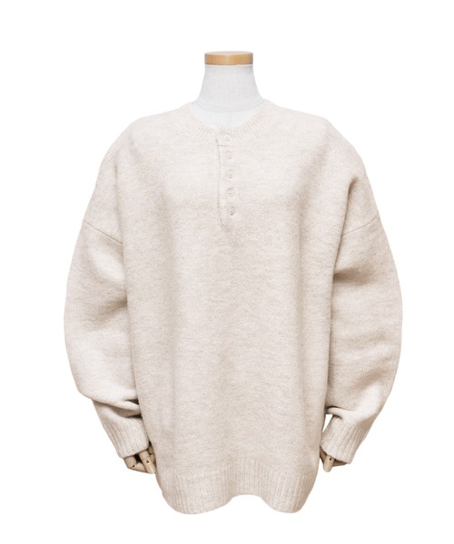 reca（レカ）の「ヘンリーネックニットプルオーバー（ニット/セーター・レディース・グレー系/ミント/アイボリー/ブルー系・FREE）」の11枚目の写真