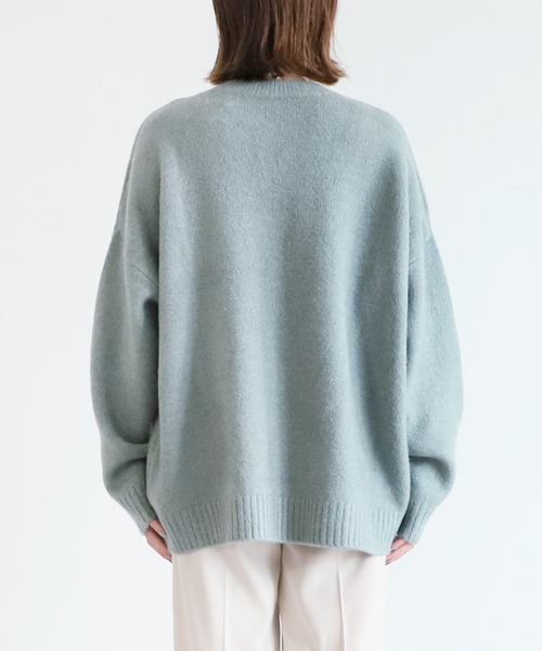 reca（レカ）の「ヘンリーネックニットプルオーバー（ニット/セーター・レディース・グレー系/ミント/アイボリー/ブルー系・FREE）」の16枚目の写真