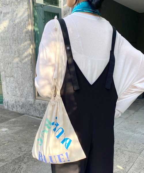 SHENERY（シーナリー）の「BLUE!BLUE!BLUE!BAG（トートバッグ・レディース・オフホワイト・FREE）」の5枚目の写真