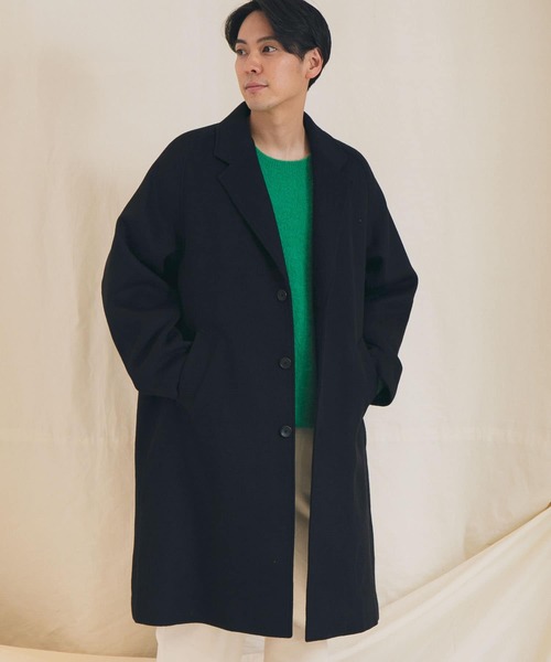 【urban research】オーバーチェスターコート　super120 URBAN RESEARCH（アーバンリサーチ）の「OVER CHESTER COAT