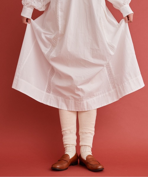 Malle（マル）の「Malle  30/8裏毛　MLワッペンパンツ（その他パンツ・レディース・ブラック/キナリ・FREE）」の4枚目の写真