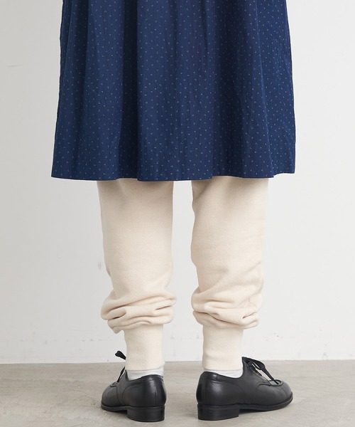 Malle（マル）の「Malle  30/8裏毛　MLワッペンパンツ（その他パンツ・レディース・ブラック/キナリ・FREE）」の7枚目の写真