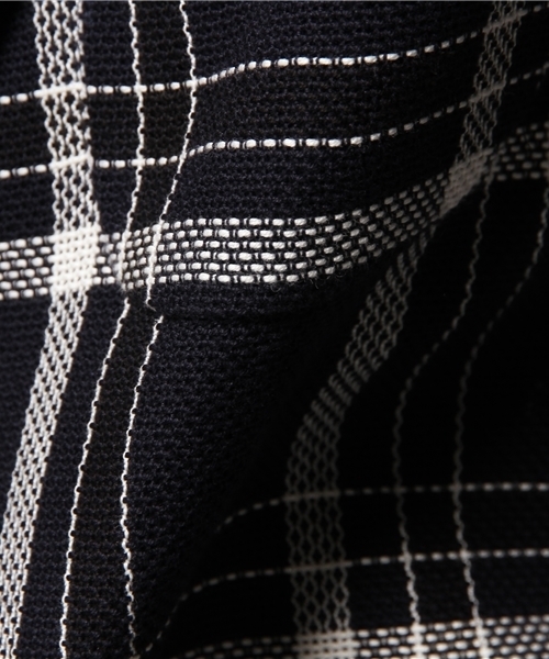 EDIFICE（エディフィス）の「◇カラミメッシュチェックジャケット（テーラードジャケット・メンズ・ネイビー・46/48/44/50）」の13枚目の写真