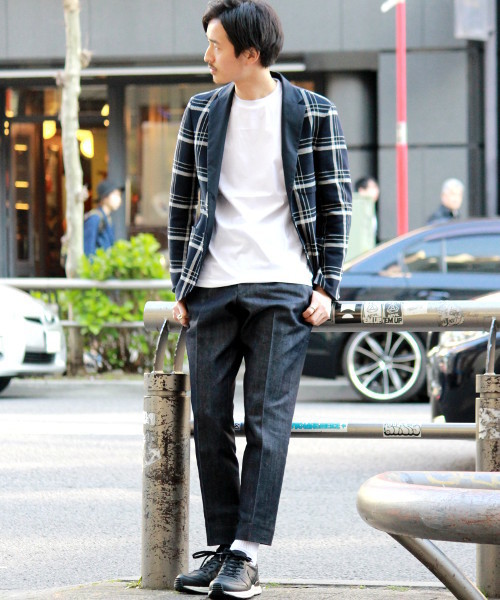 EDIFICE（エディフィス）の「◇カラミメッシュチェックジャケット（テーラードジャケット・メンズ・ネイビー・46/48/44/50）」の15枚目の写真