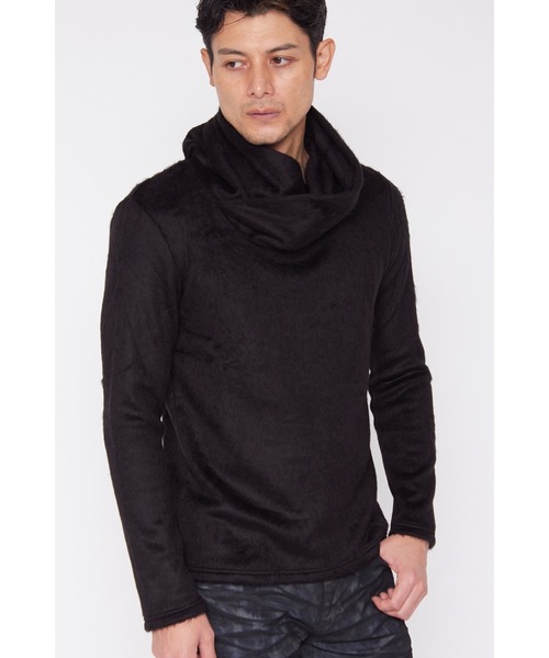 TORNADO MART（トルネードマート）の「TORNADO MART∴バルフィービーバードレープネック（Tシャツ/カットソー・メンズ・ブラック/ベージュ/ブルー/グレー/オリーブ・M/L/LL）」の2枚目の写真