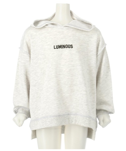 ANAP kids（アナップキッズ）の「裏毛ビッグロゴフーディートップススウェット（パーカー・キッズ・スミクロ/モスグリーン/ライトグレー・120cm/130cm/110cm）」の13枚目の写真