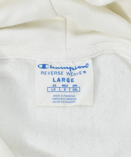 Champion(チャンピオン)の「【ヴィンテージ古着】Champion / チャンピオン REVERSE WEAVE リバースウィーブ ロゴ刺繍 パーカー(パーカー・メンズ・ホワイト・LARGE)」の3枚目の写真