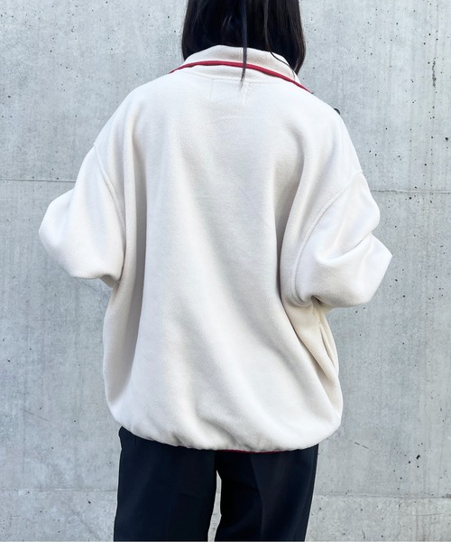 セール】リングファスナーがスッキリ見え。あったかトレーナー