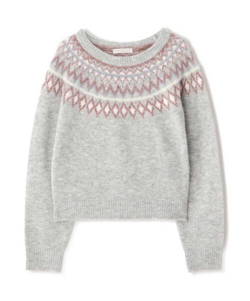 PROPORTION BODY DRESSING（プロポーションボディドレッシング）の「ノルディックニット / 1213170106（ニット/セーター・レディース・グレー系その他/ホワイト・FREE）」の14枚目の写真