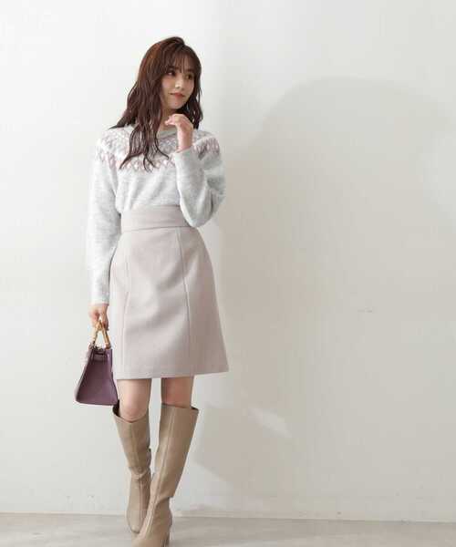 PROPORTION BODY DRESSING（プロポーションボディドレッシング）の「ノルディックニット / 1213170106（ニット/セーター・レディース・グレー系その他/ホワイト・FREE）」の11枚目の写真