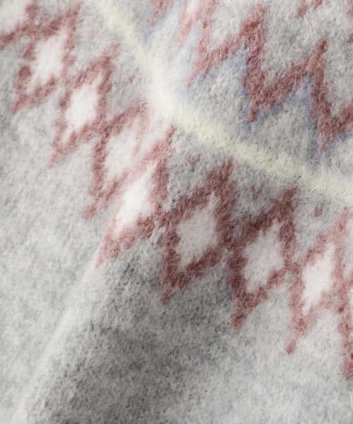 PROPORTION BODY DRESSING（プロポーションボディドレッシング）の「ノルディックニット / 1213170106（ニット/セーター・レディース・グレー系その他/ホワイト・FREE）」の7枚目の写真