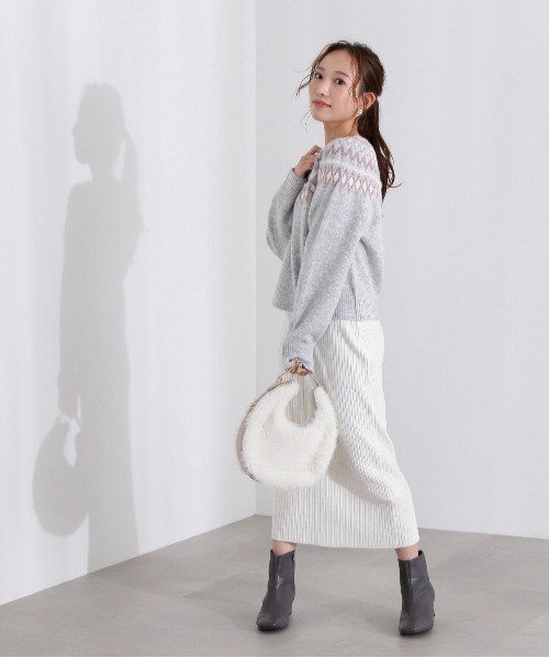 PROPORTION BODY DRESSING（プロポーションボディドレッシング）の「ノルディックニット / 1213170106（ニット/セーター・レディース・グレー系その他/ホワイト・FREE）」の18枚目の写真