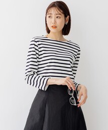 【洗える・七分袖】コットンバスク シャツ