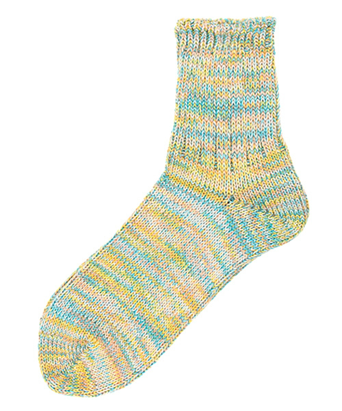 CIAOPANIC（チャオパニック）の「【Ciaopanic】　5カラーMIXクォーター（ソックス/靴下・メンズ・クリーム/サックスブルー/ネイビー/ホワイト系その他/イエロー/レッド・FREE）」の4枚目の写真