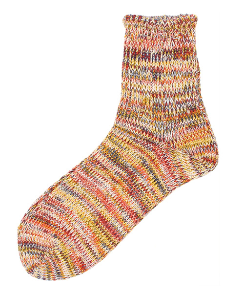 CIAOPANIC（チャオパニック）の「【Ciaopanic】　5カラーMIXクォーター（ソックス/靴下・メンズ・クリーム/サックスブルー/ネイビー/ホワイト系その他/イエロー/レッド・FREE）」の3枚目の写真