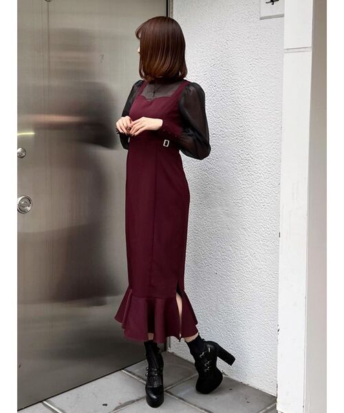 EATME（イートミー）の「ウエストベルトマーメイドワンピース  