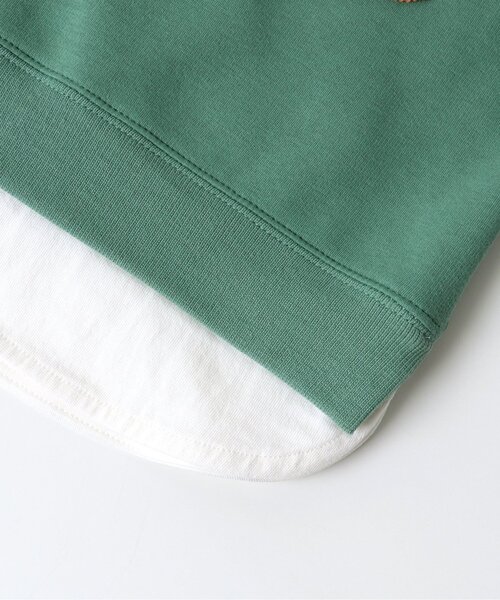 BREEZE（ブリーズ）の「あったかレイヤードトレーナー（スウェット・キッズ・ベージュ/レインボー/イエロー/チャコール/ブルー/グリーン/ピンク・100/110/130/140/90/120/80）」の13枚目の写真