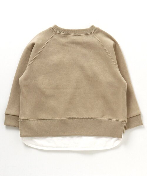 BREEZE（ブリーズ）の「あったかレイヤードトレーナー（スウェット・キッズ・ベージュ/レインボー/イエロー/チャコール/ブルー/グリーン/ピンク・100/110/130/140/90/120/80）」の21枚目の写真
