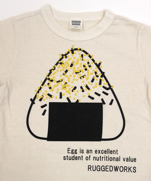 RUGGEDWORKS（ラゲッドワークス）の「《made in Japn》ごちそうロングTEE（Tシャツ/カットソー・キッズ・エンジ/ゴールド/レッド/ライトブラウン/マスタード/イエロー・90/100/110/120/130/140）」の13枚目の写真