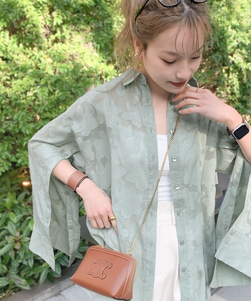 セール】【mily bilet】ワンランク上の夏スタイル。シアージャガード花