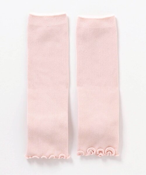 apres les cours（アプレレクール）の「いちご&きょうりゅうモチーフレッグウェア（レッグウォーマー・キッズ・ピンク/アイボリー/ミント/ベージュ・90）」の11枚目の写真