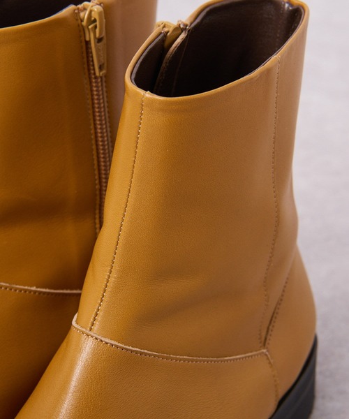 RIVE DROITE（リヴドロワ）の「MONN.:. (モン)/ショートブーツ（ブーツ・レディース・ブラック/キャメル・24.5/23.5）」の19枚目の写真