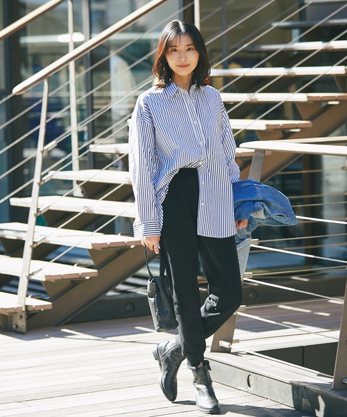 RIVE DROITE（リヴドロワ）の「MONN.:. (モン)/ショートブーツ（ブーツ・レディース・ブラック/キャメル・24.5/23.5）」の4枚目の写真