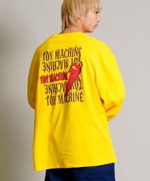 TOY　MACHINE（トイ　マシーン）の「【ムラサキスポーツ限定】TOY MACHINE/トイマシーン ビッグシルエット バックプリントロンT MTMPDLT3（Tシャツ/カットソー・メンズ）」