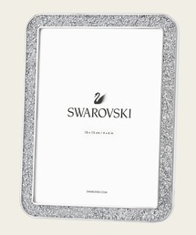 SWAROVSKI（スワロフスキー）の「【公式】【スワロフスキー】Minera フォトフレーム レクタングルシェイプ, 小, シルバー系（インテリア雑貨）」