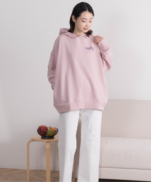 Martinex リトルミィ パーカー ピンク Mサイズ miffy / ミッフィー MOOMIN / ムーミン 11ぴきのねこ リラックス