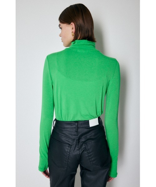 MOUSSY(マウジー)の「HI NECK SOFT LS Tシャツ(Tシャツ/カットソー・レディース・ライトグリーン/オフホワイト/オレンジ/ライトブルー・FREE)」の20枚目の写真