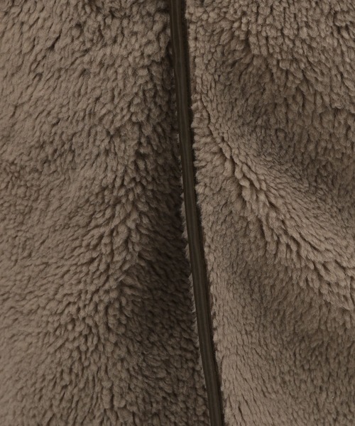 LAKOLE（ラコレ）の「パイピングボアコート / 178407（ノーカラーコート・レディース・アイボリー/ブラック/ブラウン系その他・MEDIUM/SMALL）」の6枚目の写真