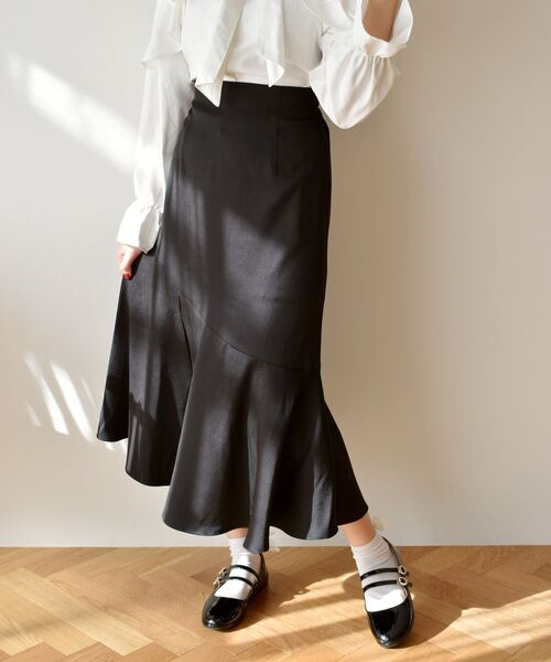 ems excite（エムズエキサイト）の「スリットマーメイドSK（スカート・レディース・ピンク/ブラック/ブラウン系その他2・FREE）」の22枚目の写真