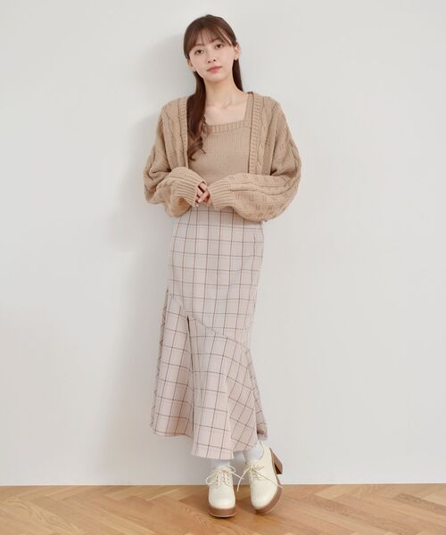 ems excite（エムズエキサイト）の「スリットマーメイドSK（スカート・レディース・ピンク/ブラック/ブラウン系その他2・FREE）」の10枚目の写真