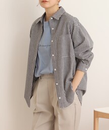 SHOO・LA・RUE | 【UVカット/抗菌防臭/吸水速乾】ゆる さら ふわり フレンチリネンブレンド前あきシャツ(シャツ/ブラウス)