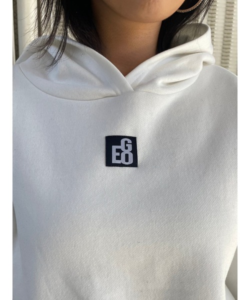 EGOIST（エゴイスト）の「EGOピスネームショートパーカー（パーカー・レディース・ホワイト/ブラック・FREE）」の17枚目の写真