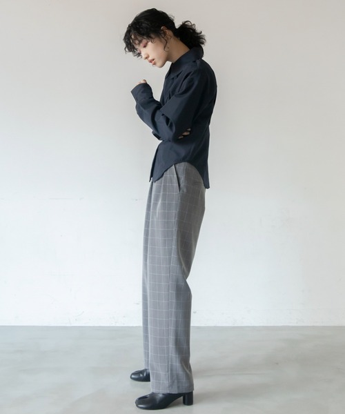 VACANCY(ヴァカンシー)の「コルセットブロードシャツ(シャツ/ブラウス・レディース・ホワイト/ライトグリーン/ブラック・FREE)」の21枚目の写真