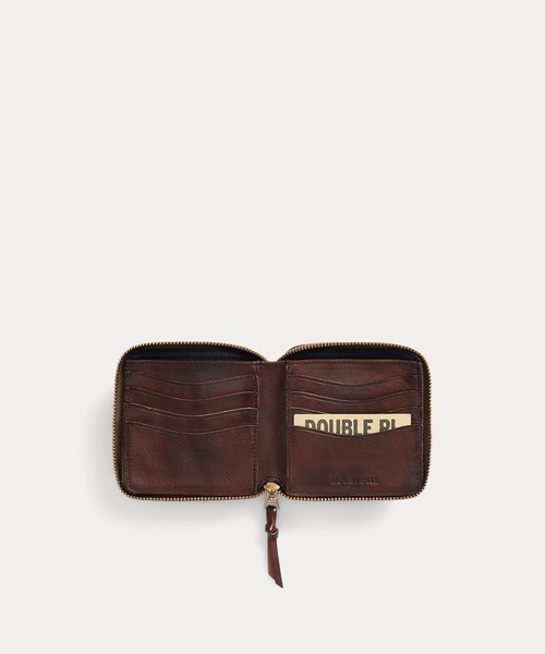 RRL（ダブルアールエル）レザージップウォレット レザー ジップ ウォレット（財布）｜RRL（ダブル アール エル）の
