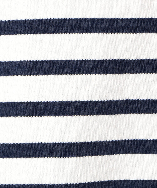 ONIGIRI（オニギリ）の「ボーダークルーネックカーディガン（カーディガン/ボレロ・レディース・ベージュ/グリーン系その他/ホワイト×ネイビー・FREE）」の17枚目の写真