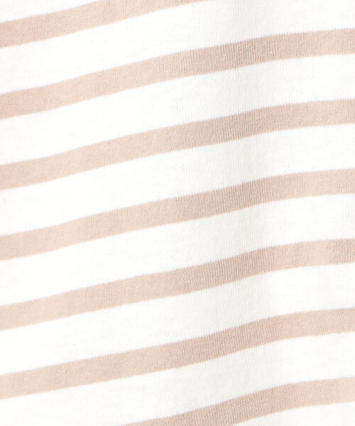 ONIGIRI（オニギリ）の「ボーダークルーネックカーディガン（カーディガン/ボレロ・レディース・ベージュ/グリーン系その他/ホワイト×ネイビー・FREE）」の18枚目の写真