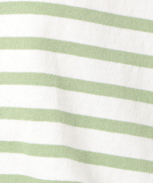 ONIGIRI（オニギリ）の「ボーダークルーネックカーディガン（カーディガン/ボレロ・レディース・ベージュ/グリーン系その他/ホワイト×ネイビー・FREE）」の19枚目の写真