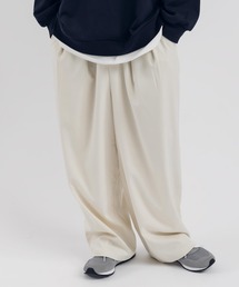 MUHET | 2タックワイドパンツ(スラックス)