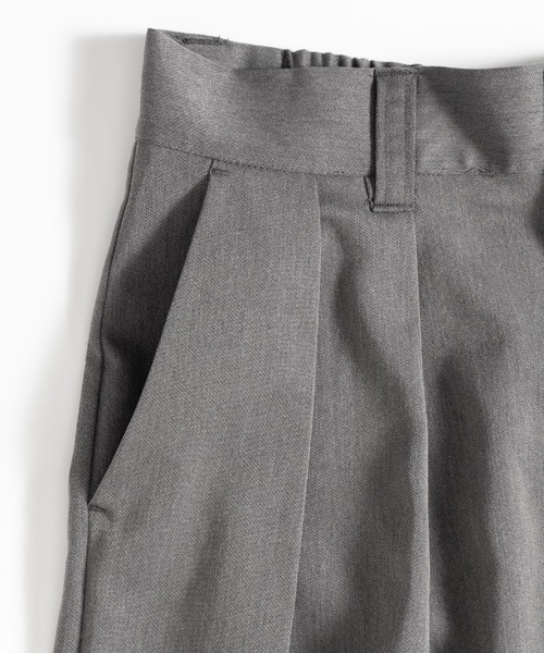 MUHET（ミュエータ）の「2タックワイドパンツ（スラックス・レディース・アイボリー/スモークグレー/ネイビー/ブラウン・MEDIUM/SMALL/X-LARGE）」の17枚目の写真