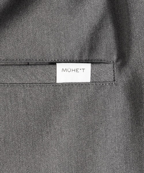 MUHET（ミュエータ）の「2タックワイドパンツ（スラックス・レディース・アイボリー/スモークグレー/ネイビー/ブラウン・MEDIUM/SMALL/X-LARGE）」の21枚目の写真