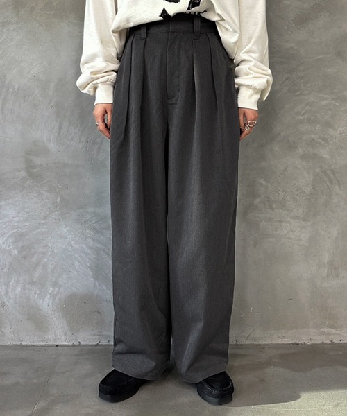 MUHET（ミュエータ）の「2タックワイドパンツ（スラックス