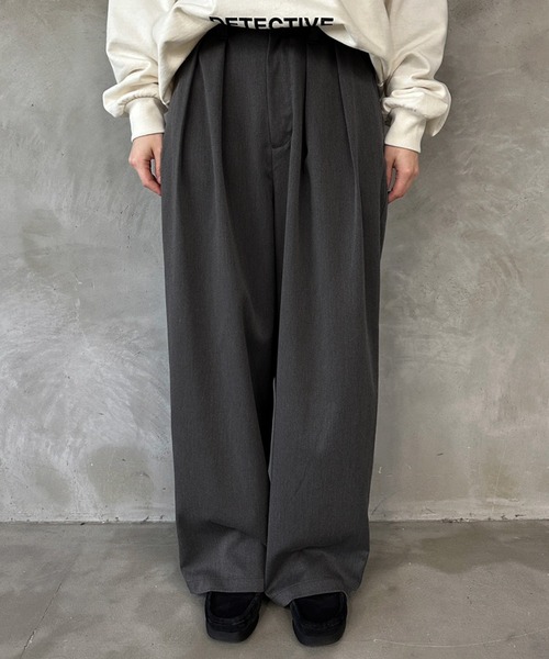 MUHET（ミュエータ）の「2タックワイドパンツ（スラックス