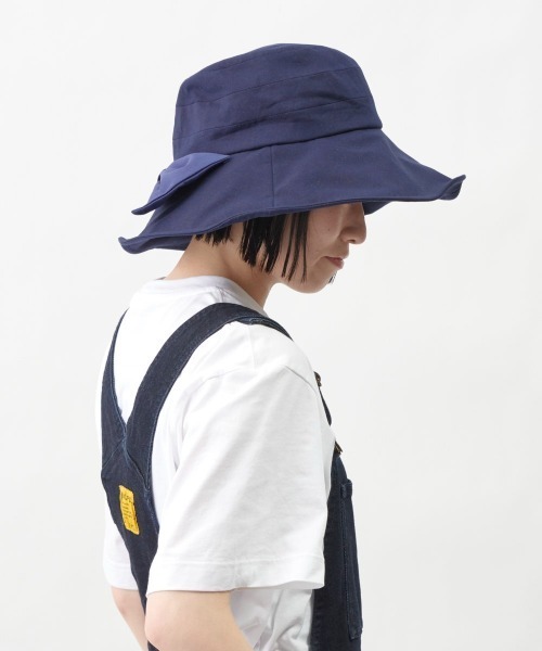 milsa(ミルサ)の「milsa C/L Compact Capeline(ハット・レディース・ブラック/ネイビー/ライトベージュ・M/57.5cm)」の18枚目の写真
