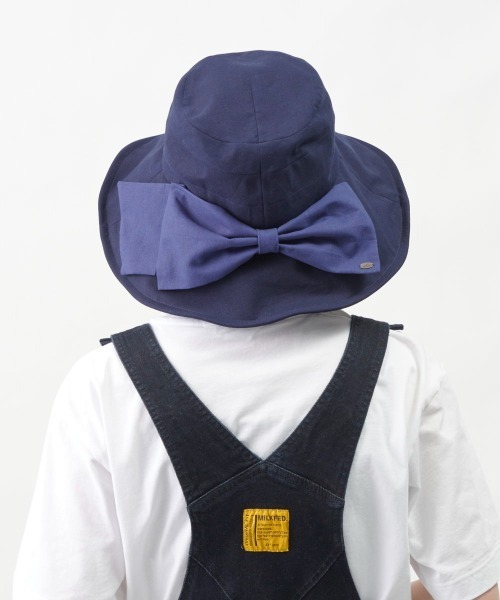milsa(ミルサ)の「milsa C/L Compact Capeline(ハット・レディース・ブラック/ネイビー/ライトベージュ・M/57.5cm)」の17枚目の写真
